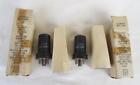 Jan-crc-12sk7y Rca Pair Of Navy Eagle Dated Nos Vacuum Tubes Tested