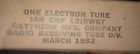 12j5wgt Jan Crp Raytheon Qty Black Plate Square Getter Nos Usa