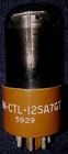Jan-ctl-12sa7gty Tungsol Tung Sol Brown Base Vintage Tested Vacuum Tube