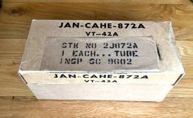 Jan-cahe-872a Jan Nos Nib Military Vt-42a Tube Sealed In Original Box