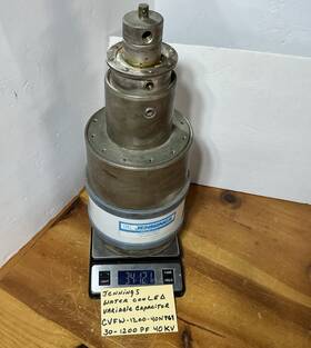 1200-40n761 Jennings Water Cooled Variable Capacitor Cvfw 40kv Voa Radio Pull