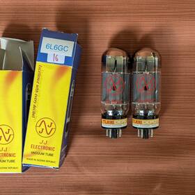 6l6g6 Jj Electronic Lightly Used/matched Tested Vacuum Tubes
