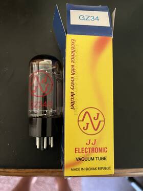 Gz34a Jj Electronic Vacuum Tube Used 20 Mins