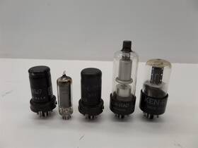 6x5gt Ken-rad 1b3gt Mixed Lot Of 5 50b5 Electron Tube
