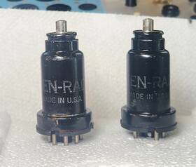 188-5 Ken-rad 6l7/vt-87 Pair Matching Date Code 743 / 6l7 Vt-87 1620 Tube Tested