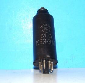6q7-6q7mg Ken-rad 6q7 6q7mg Amplifier Radio Audio Metal Electron Vacuum Tube Tested 6q7gt