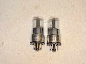 Jan-ckr-6j5gt Ken-rad 2 X Tubes Super Strong Matched Pair Mil Specs #7