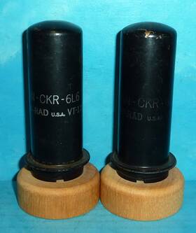 Jan-ckr-6l6 Ken-rad 2 Metal Power Tubes