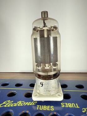 Qy2-100 Ken-rad 813 Vt-144 Socket Untested Good Filament Transmitting Tube