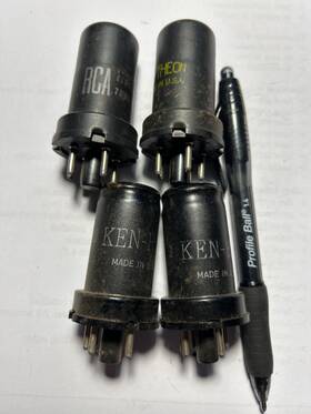 Vt94 Ken-rad Rca Raytheon 6j5 Electron Tube - Vintage Electronics