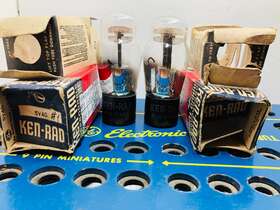 Vt-206a Ken-rad Platinum Matched Pair 5v4g Nos Nib Tested Strong Balanced Tube