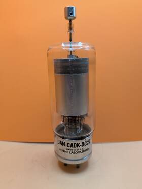 Kuthe Laboratories Jan-cakd-5c22 Vintage Labs Jan-cadk-5c22 Hydrogen Thyratron Radar Plasma Vacuum Tube