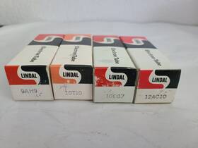 12ac10 Lindal Lot 4 9ah9 10t10 10eg7 Electronic Tubes