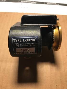 L-3028c Litton Vintage Vacuum Tube Waveguide Magnetrons