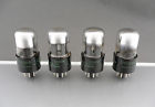 6sn7w Lot Matched 4 Strong Sylvania Quad Tubes Vintage Audio Test