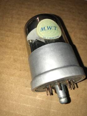 Tt19 M.w.t. Rare And Vintage Double Tetrode Vhf Tube England