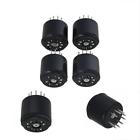 M7171229053 Yibuy Black Electric Guitar Parts Bakelite Tube Socket Audio Of