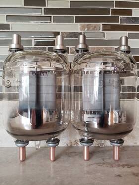 Gu48 Made In Russia 833/gu48 Pair Nos Tube Amplifier Triode Filament Tested Audio Modulator