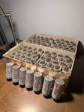 534c Mallory 6v Radio Vibrator 5 Pin Bulk Lot 87x Nos But Untested