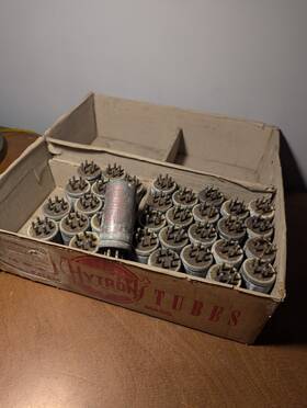 538c Mallory Radio Vibrator 6v 6 Pin Bulk Lot 33x Nos But Untested