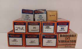 5406 Mallory Radio Vibrators Updated 11/3. Vintage Car Vibrator Radiart