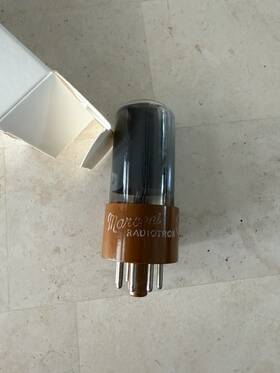5871 Marconi Vintage 6v6 Power Tube Made Canada Tests Nos At 101%