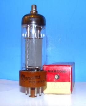 6cm5-el36 Marconi 6cm5 Nos Amplifier Radio Audio Electron Vacuum Tube Tested Canada El36