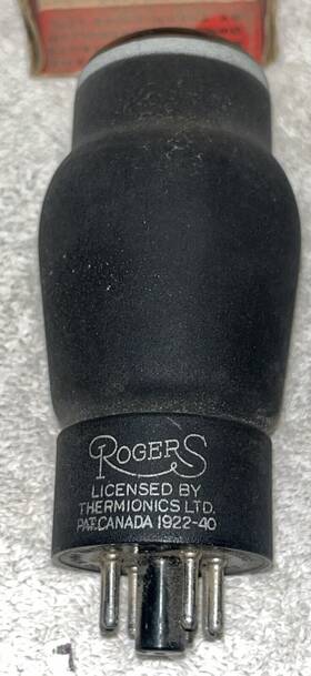 6f6m Marconi Rare Roger S Vacuum Tube Amplitrex Tested Strong 72% Gm