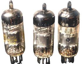 Ef8010 Matsushita Lot Of 3 Tubes 6eh7 Ef183 Pentode Rf/if-stage Tested Free Shipping