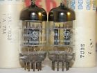 Mhos15.5 Telefunken Vintage Ge 6201 12at7wa Ecc81 Tube 5950 5450 11.0ma 3mica Black Pt