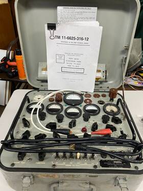Tv-2c Military Tv-2c/u Tube Tester