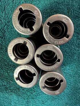Ts103uo2 Mitsumi 6 Elect 12ax7 12au7 6eu8 12ad7 Akai Vintage Spring Loaded Tube Shields