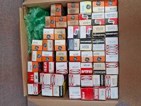 1ay2a Mixed Brands Liquidation Sale Lot 52 Pc Vacuum Tubes Rf/if Amplifier Vintage Nos