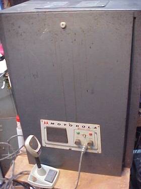 C71gjb-3100 Motorola Vintage Vhf Fm Base Radio Vacuum Tube Private Line Model