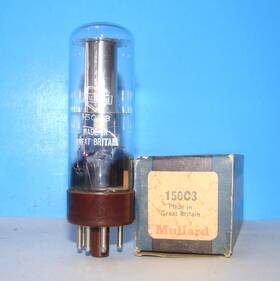 150c3-0d3 Mullard 150c3 Nos Radio Amplifier Audio Vacuum Tube Valve Tested Britain 0d3