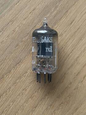 6ak5wa Mullard Rare Ef95 Black Plates 6ak5 Audio Tube