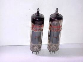 6bm8-ecl86 Mullard Blackburn 6bm8 Ecl82 Tubes Pair Tested Matched Codes