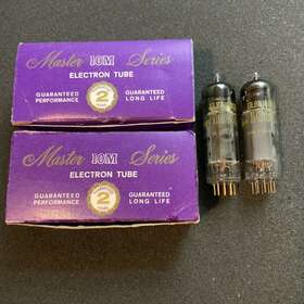 Cv2975 Mullard Ultra Rare Anos 10m El84 6bq5 Tubes Selected Gold Pin Matched N709