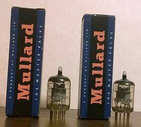 Ef180f Mullard 6688- Lot Of 2 Nos - Untested Vintage Tubes In Boxes