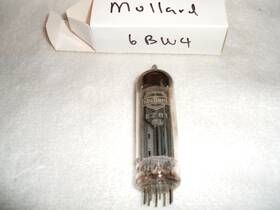 Ez81-6bw4 Mullard 1 6bw4 By Vintage Rectifier Tube Hickok 580a Tested Strong
