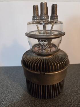 Mullard Qy5-3000a Rare Tested 3000 Watts Tube
