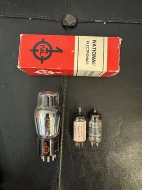 6g6g National 6d54 3x Tube Lot Harmon Kardon And Unknown