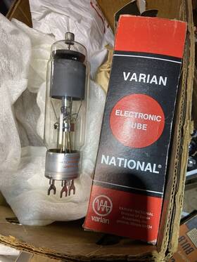 760l National 7601 Varian Nl Transmit Vacuum Tube Nos