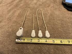 Binf1 National Millen Ceramic Tube Anode Grid Top Cap Lot Of 4