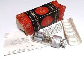 Nl-604l National Electronics Nl-604l/7015 Varian Electronic Tube / Steampunk - Lamp