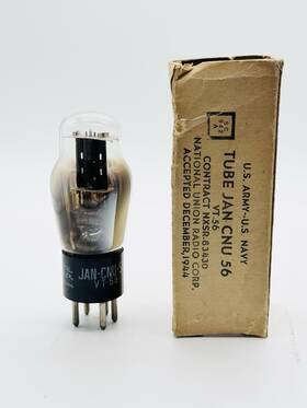 Jan-cnu-56 National New Vintage Nos Us Army Navy Radio Vacuum Tube Electron I1