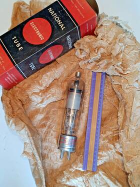 Nl-635 National Electronic Tube Nl-635/7019 Never Used In Box Large Vacuum