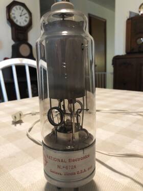 Nl-672 National Electronics Vacume Tube A Nl-672 National Electronics Vacume Tube A