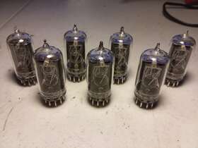 Nl-846 National Nl846 Nixie Tube Lot Of 7 Tested In Good Condition No Darkening Nl-846 National Nl846 Nixie Tube Lot Of 7 Tested In Good Condition No Darkening