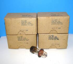 2j-1b23 National Union No Type 2j 1b23 Western Electric Vintage 1945 Radio 4 Tubes Valves